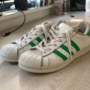 green stripe white all star adidas
